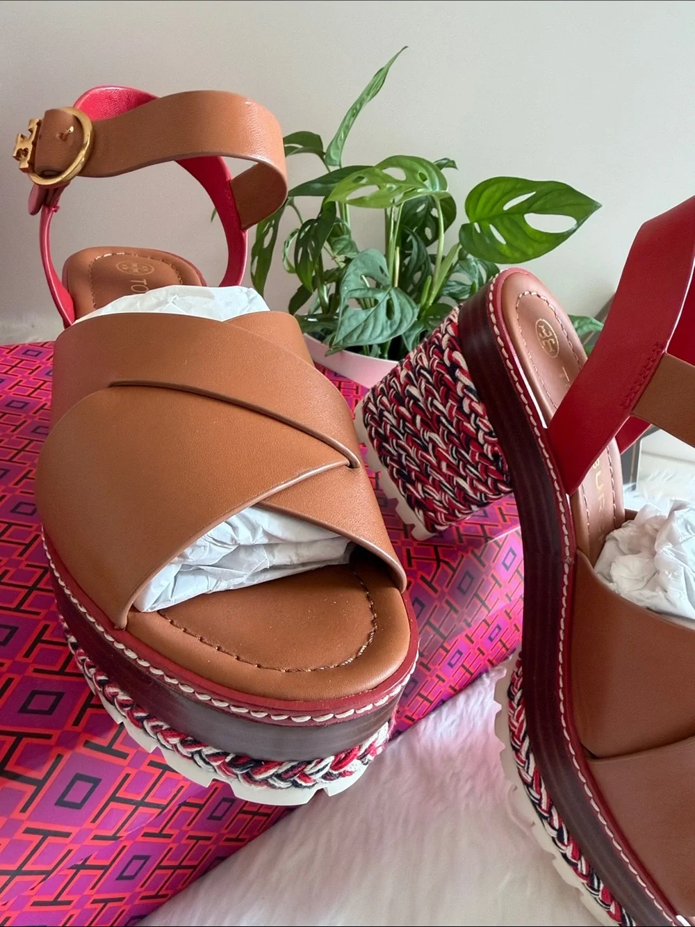 Tory burch miranda 80 mm espadrille sandal
